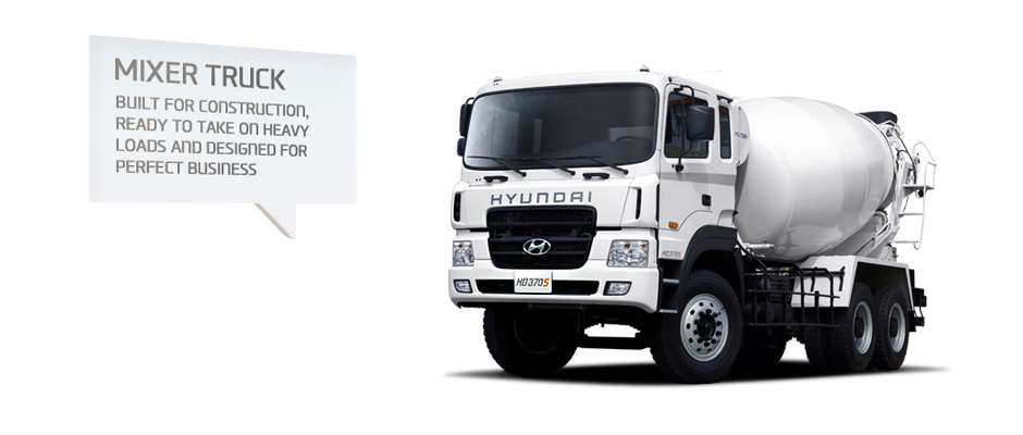 Mixer Truck. Built for construction, Ready to take on heavy loads and Designed for perfect business